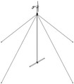 27' guyed tower kit for Air turbine (1 7/8" steel 