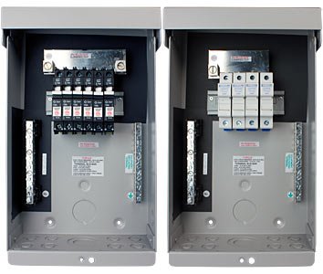 Midnite Solar combination box, 6 circuit breakers 