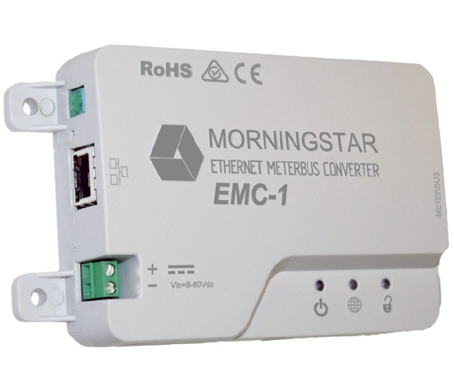 Convertisseur Ethernet Meterbus Morningstar. Perme