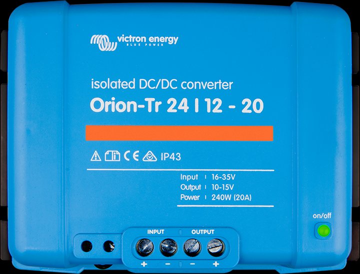Orion-Tr 48/24-12A (280W), Victron voltage convert