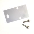Kinetic Rapid 1 End Cover Plate - Mill Finish with